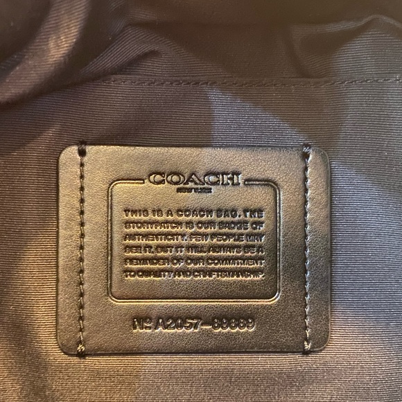 NWT Authentic Coach Watercolor Belt Bag - Picture 4 of 9